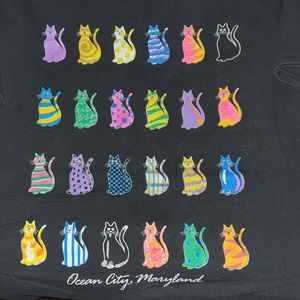 Funky Cat Ocean City T-Shirt
